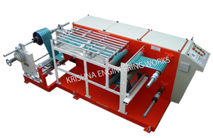 Winding Rewinding Machine With Multihead Inkjet Printer