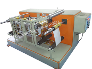 Winding Rewinding Machine With Thermal Transfer Overprinter